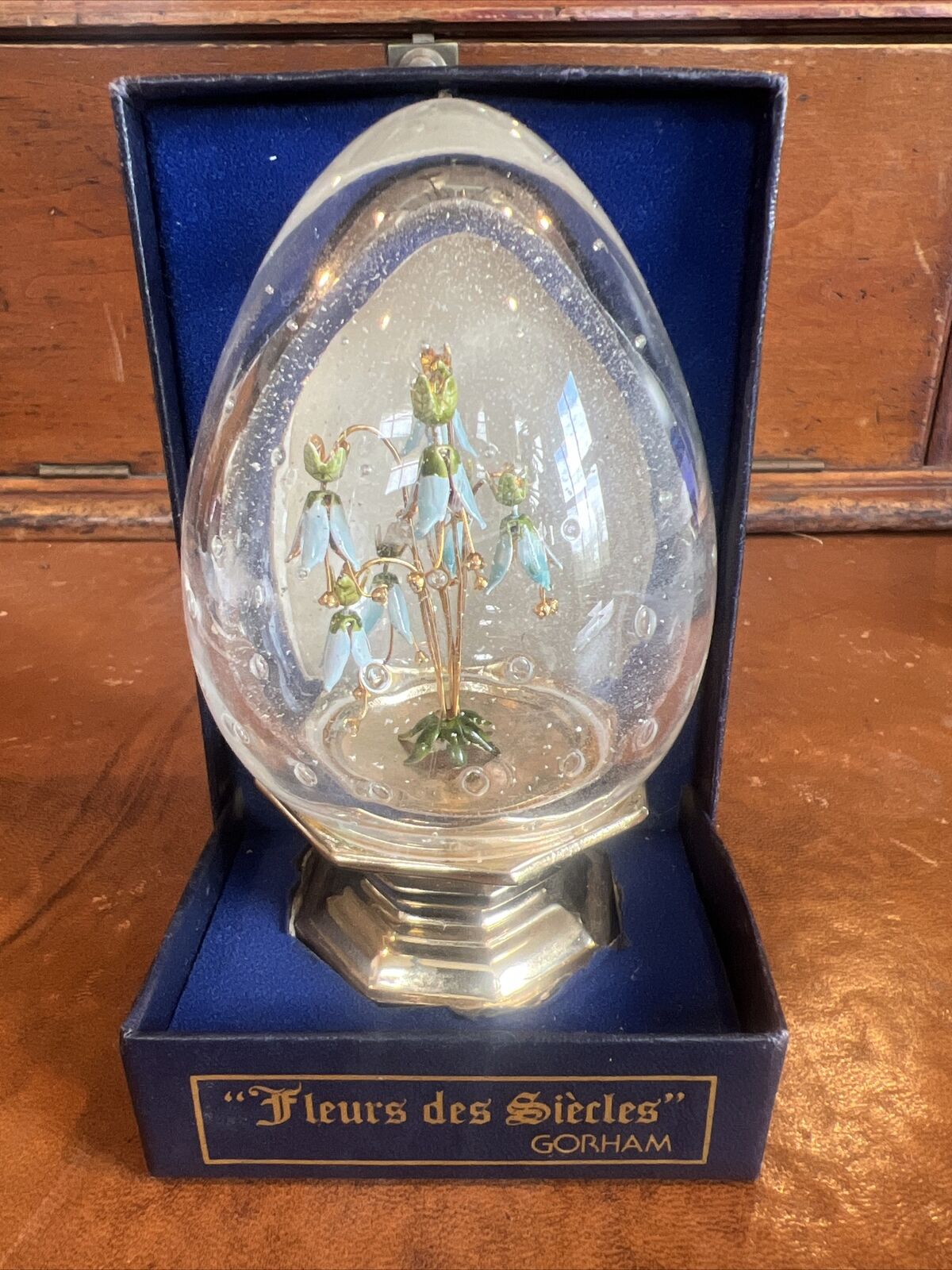 Gorham Jane Hutcheson Glass Egg 1978 