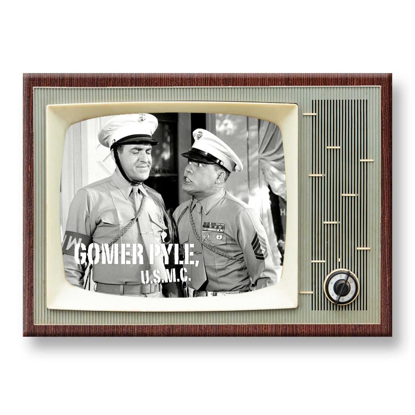 GOMER PYLE USMC TV Show Classic TV 3.5 inches x 2.5 inches FRIDGE MAGNET