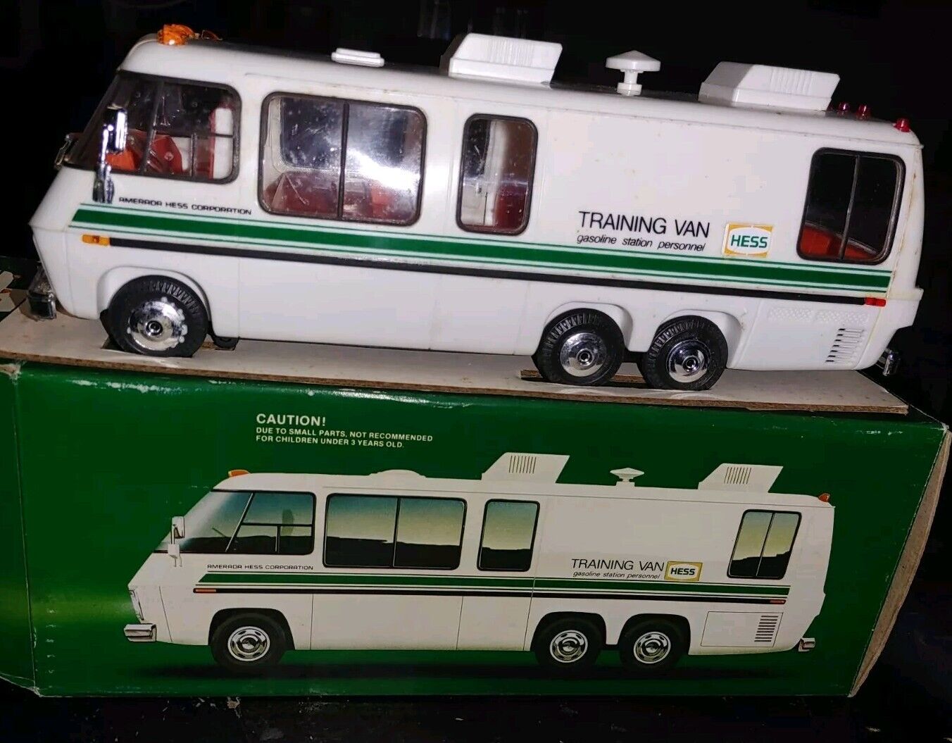 Vintage 1978 Hess Training Van in the Box - Many Hess Collectibles