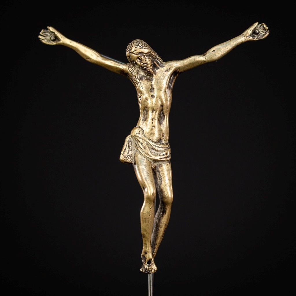Corpus Christi Sculpture | Jesus Christ Italian Bronze Statue |  Antique 1600s _