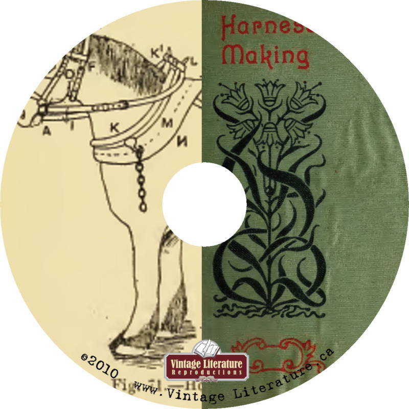 How To a Make a Horse Harness { 32 Vintage Pattern Books and Catalogs } on DVD 