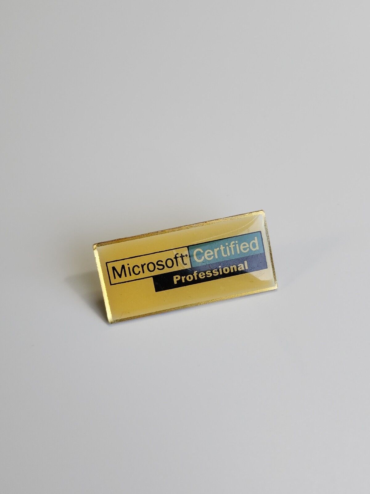 Microsoft Certified Professional Employee Lapel Pin Vintage *