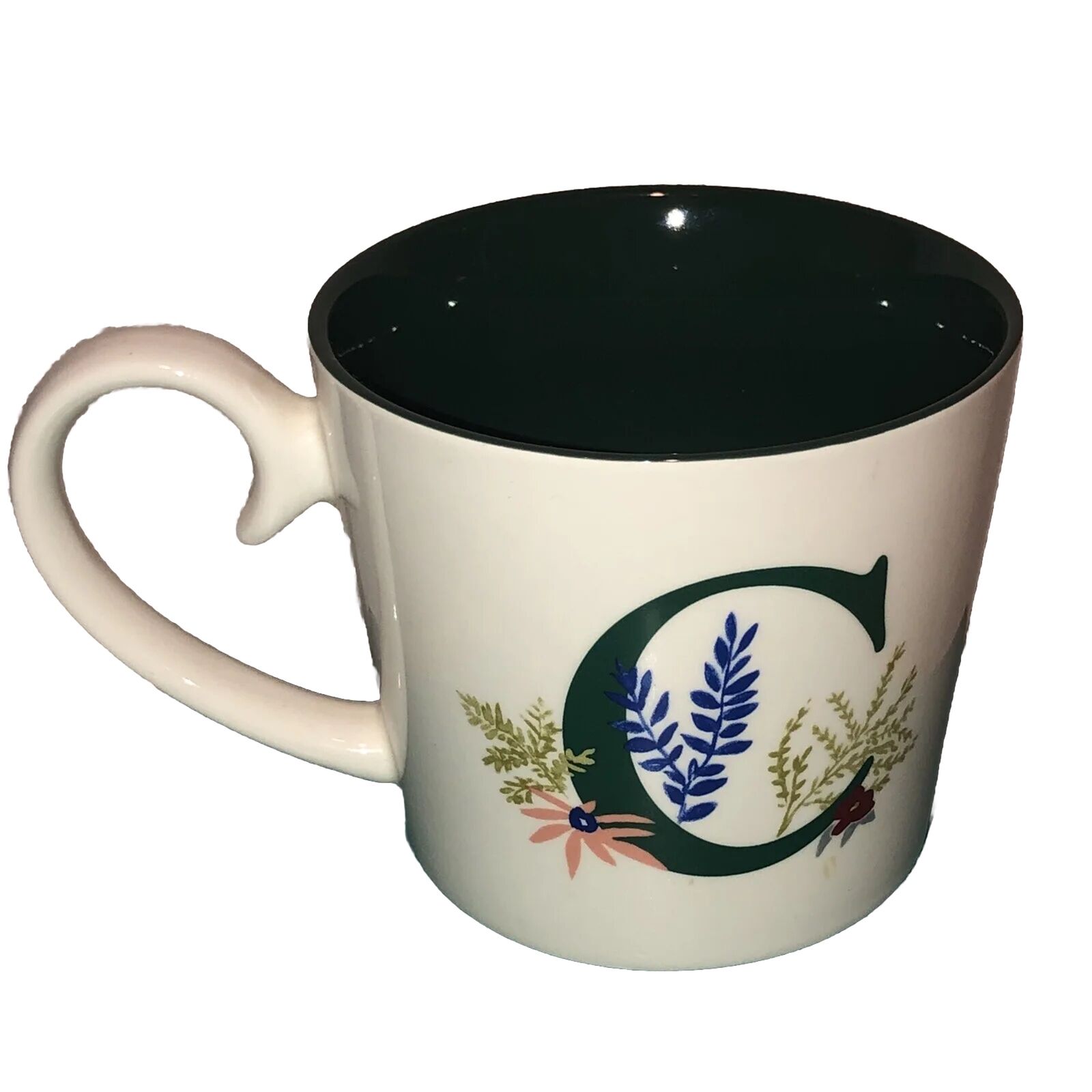 Opalhouse Boho Floral Coffee Mug Large Monogram Initial 