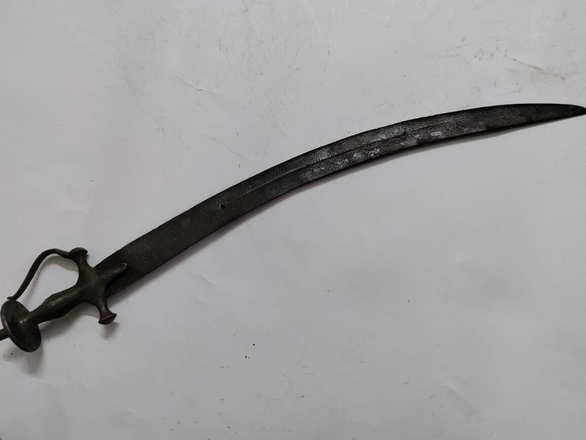 Wootz Damascus 1900 Shamshir Sword Antique Saber Sabre Vintage Rare Collectible