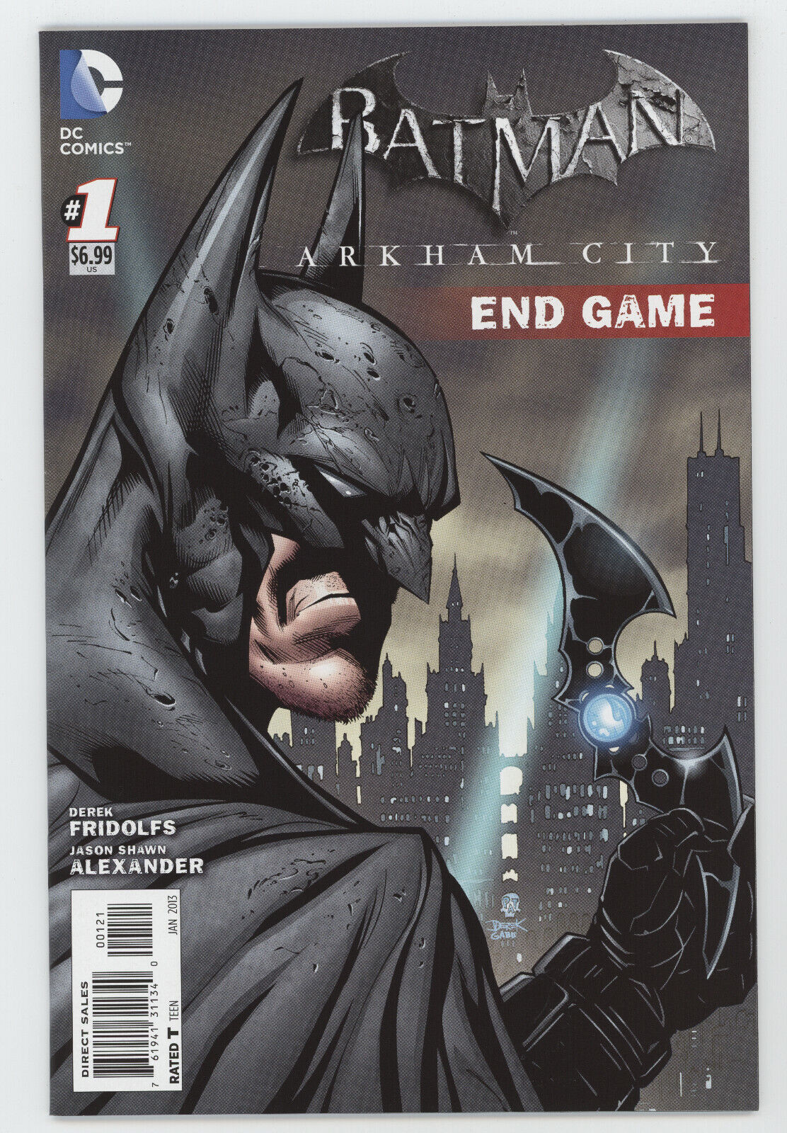 Batman Arkham City End Game 1 DC 2013 NM 1:25 Patrick Gleason Variant Joker