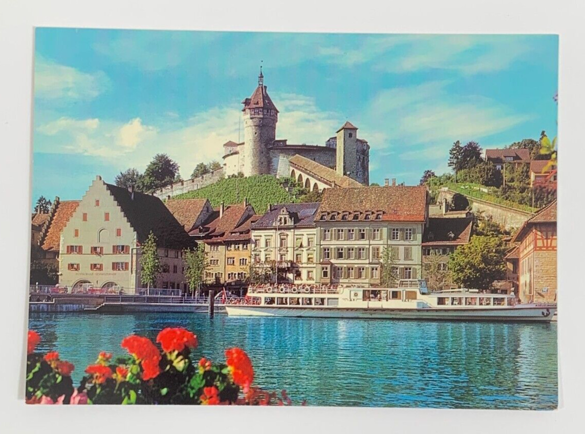 Schifflande with Munot Schaffhausen Switzerland Postcard