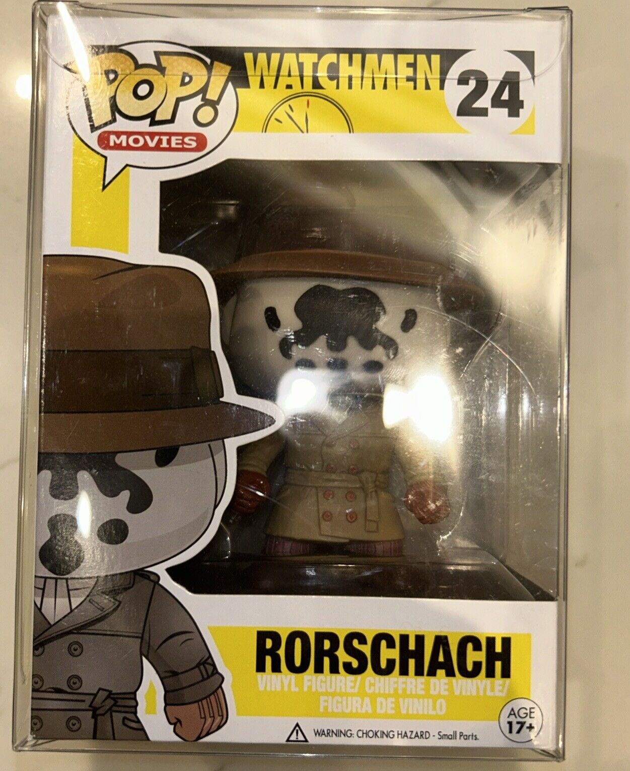 Funko Pop Watchmen Rorschach Figurine #24 Vaulted Retired RARE - NEW