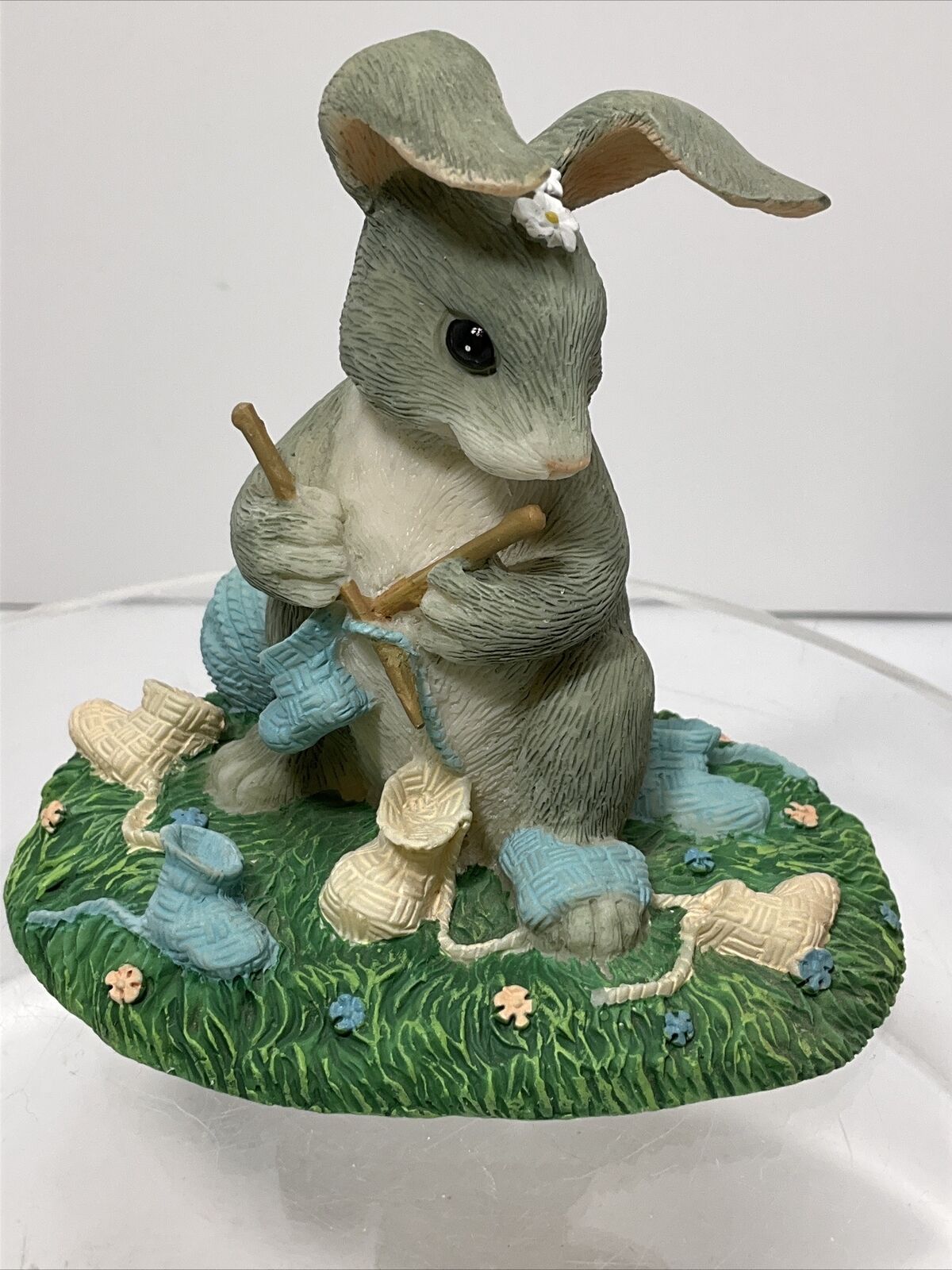 Charming Tails “Guess What” Bunny Figurine 1997 Vintage Fitz & Floyd With Box
