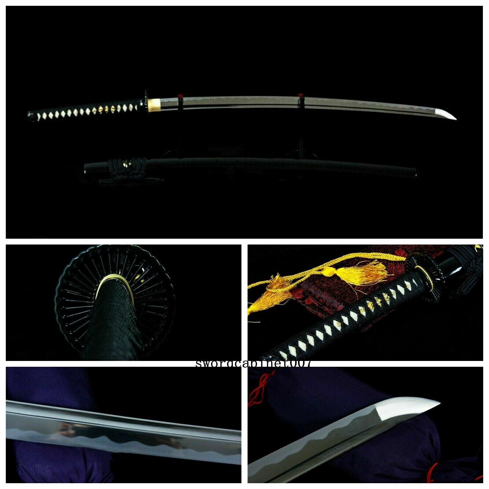 Japanese Battle Ready 9260 Spring Steel Katana Sword Full Tang Razor Sharp Hot