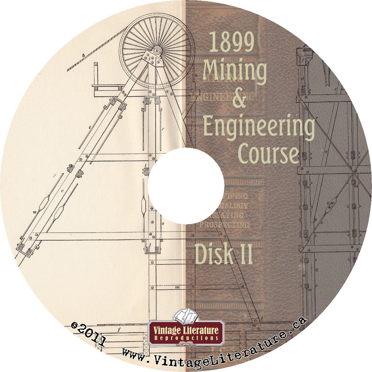 Mining & Engineering { 6 Volume ~ How To Mine Gold Course from 1899 } on DVD