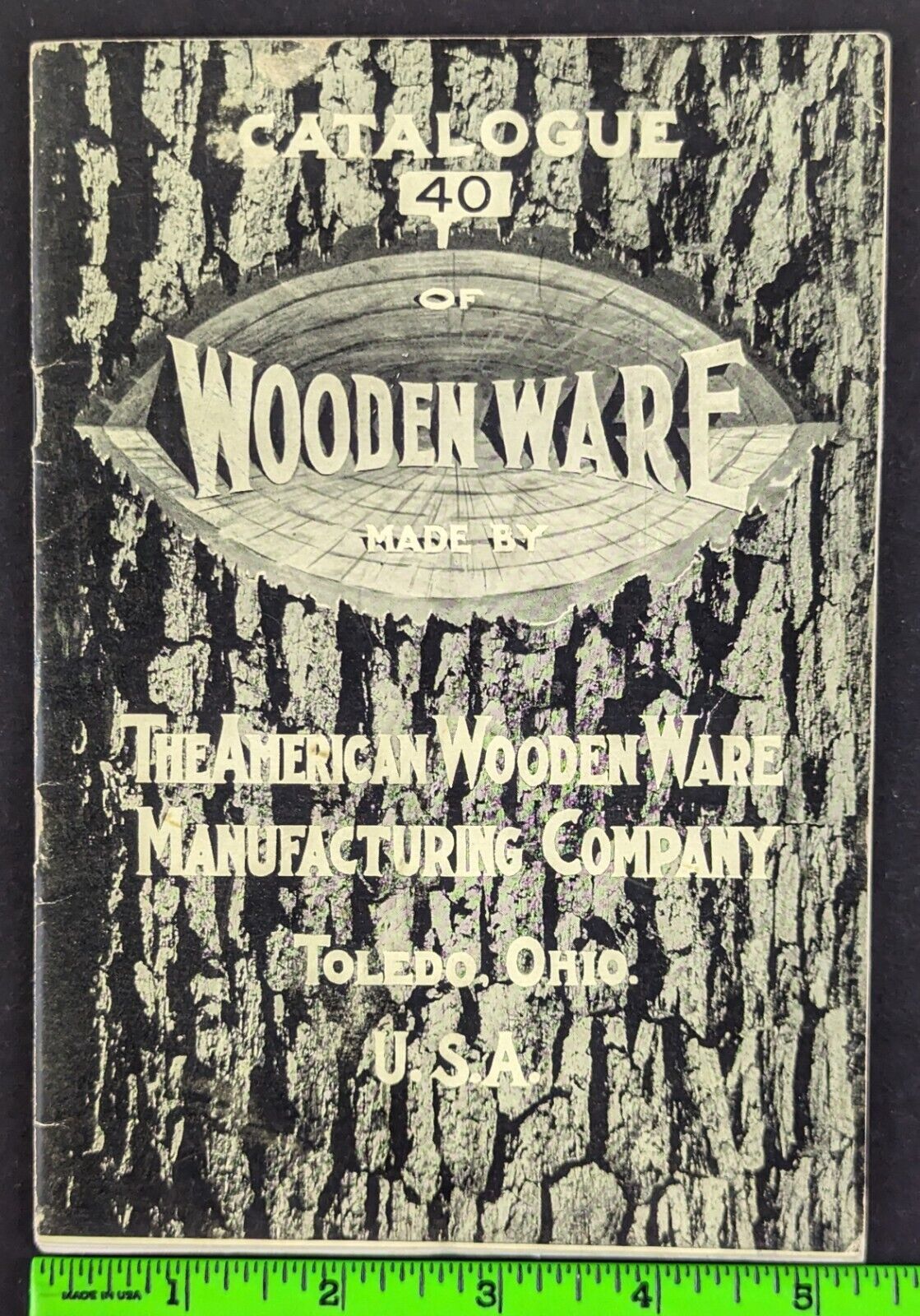Antique 1902 American Wooden Ware Toledo Ohio Graphic 24 PG Catalog