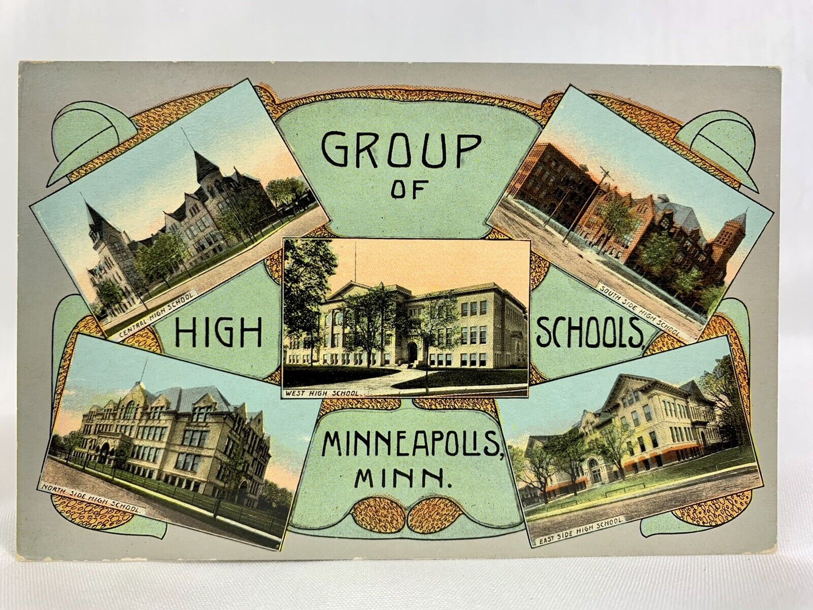 Group of High Schools | Scenic Multi-View | Minneapolis Minn. | Bloom Bros.