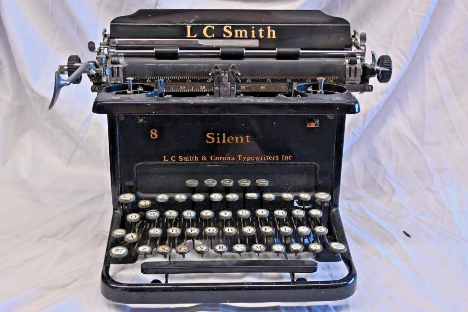 LC Smith and Corona Silent 8 Typewriter