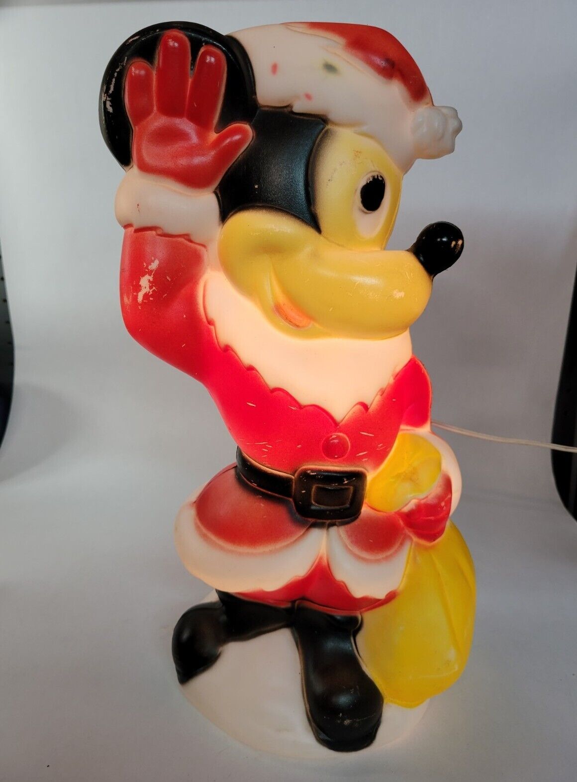 VINTAGE BLOW MOLD EMPIRE 15 Inch MICKEY MOUSE CHRISTMAS WALT DISNEY