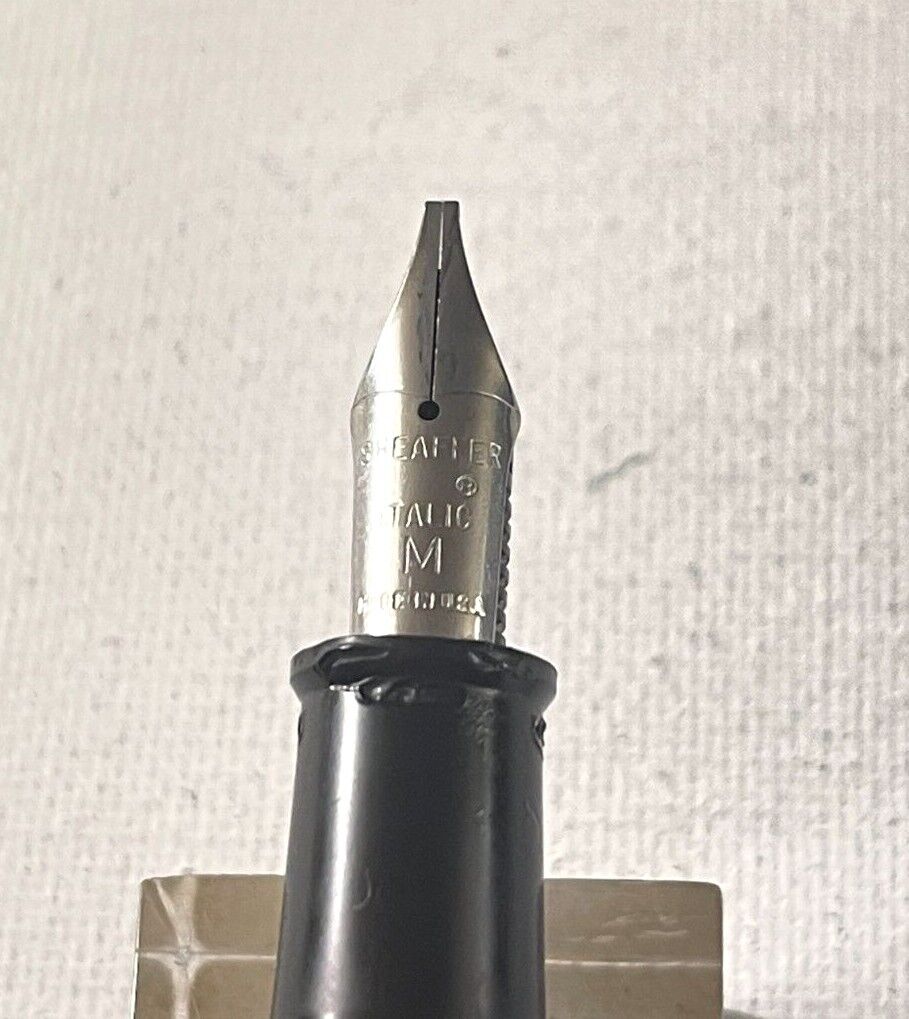 New/Old White Sheaffer No Nonsense fountain or Ball Pen. Buyer chooses nib.