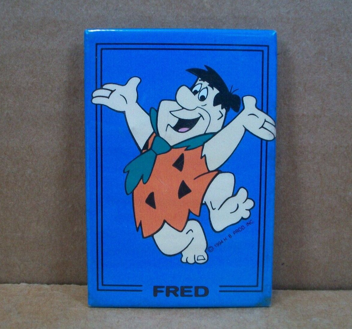 1994 Hanna-Barbera ~ Fred Flintstone Pin (Pinback) ~ 3