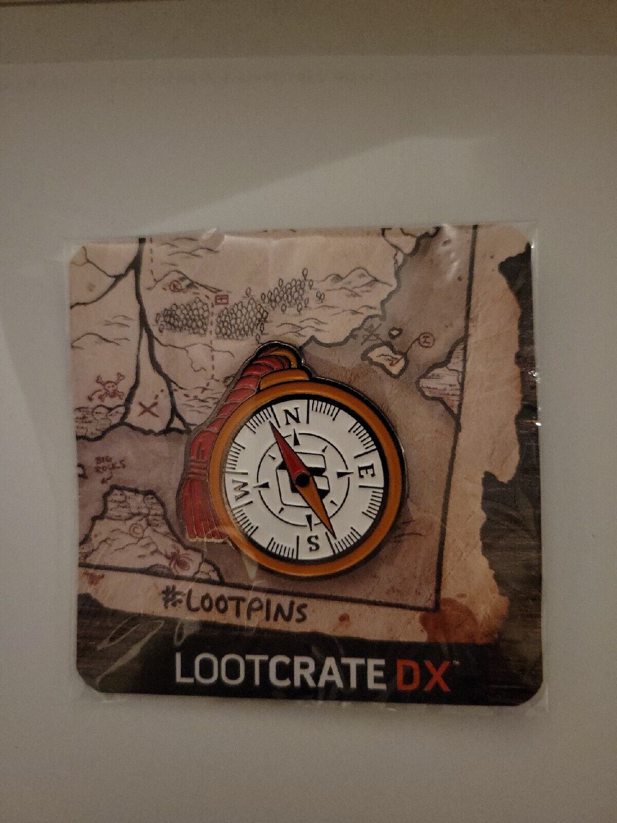 Compass Voyage Steampunk Pirate Classic Loot Crate DX Box Exclusive Enamel Pin