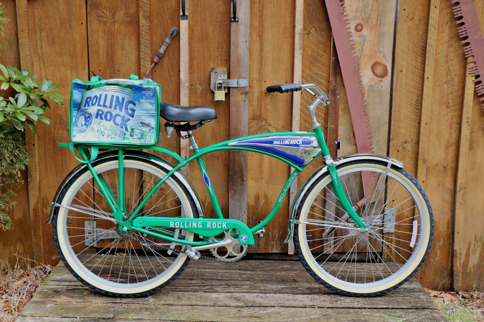 Schwinn Limited edition Rolling Rock bicycle (extremely limited miles Very nice)