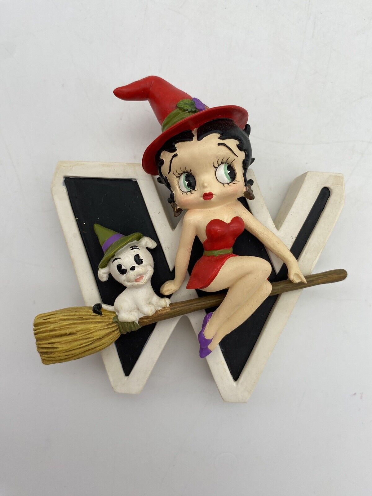 Betty Boop Alphabet Series Letter W Witch Figurine Westland Giftware #6763 NOS