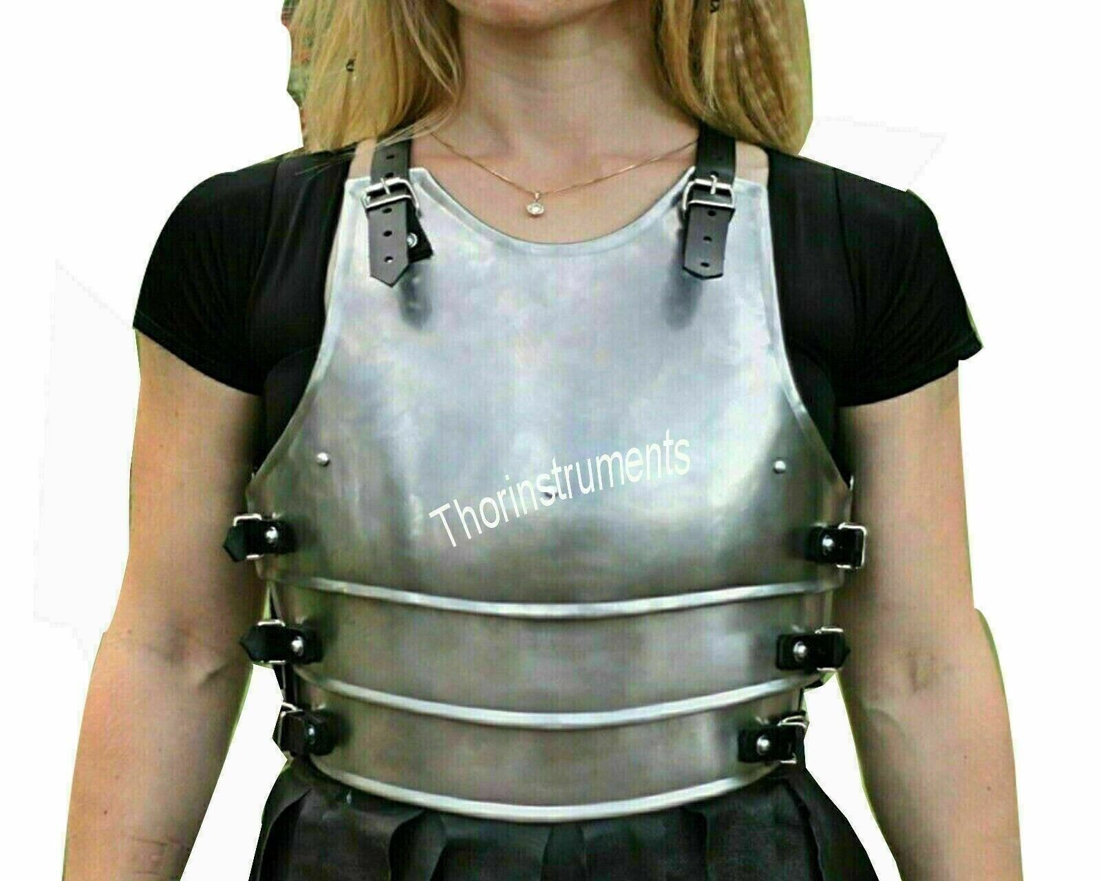 Medieval Handcrafted solid Steel Lady Breast Plate armor Jacket x-mas gift