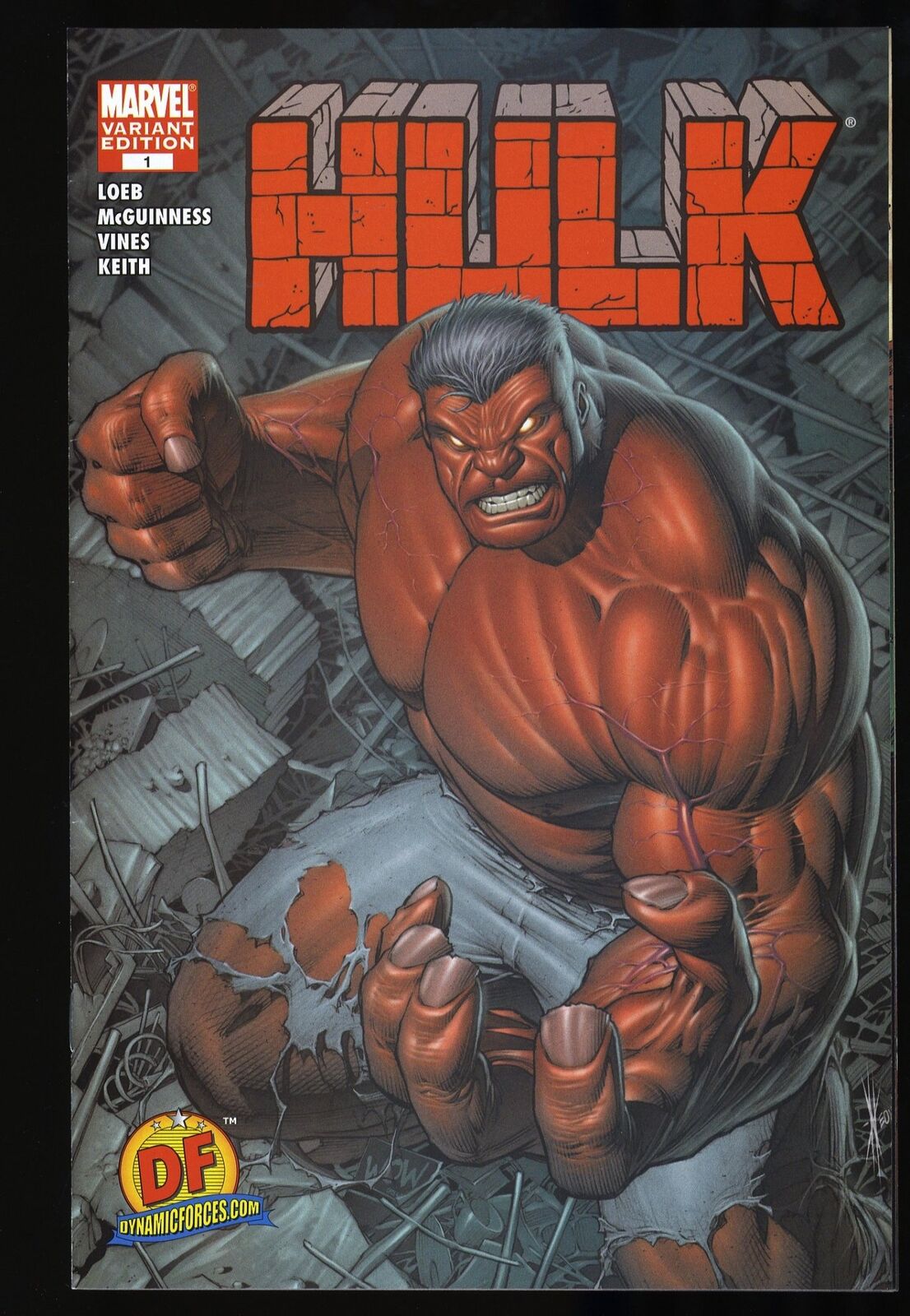 Hulk (2008) #1 NM 9.4 Dynamic Forces Exclusive Keown Variant Low Print Run
