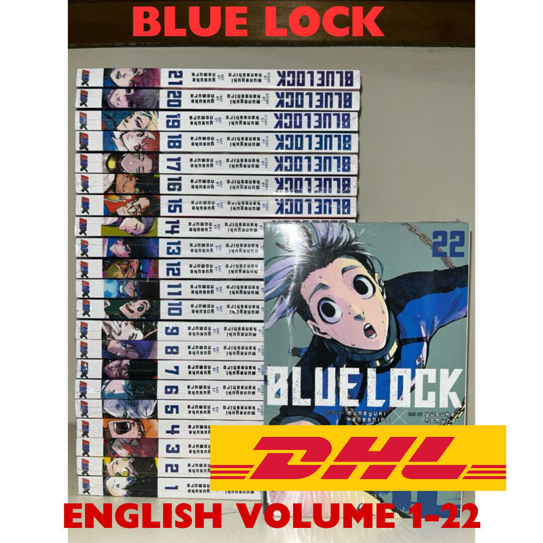 Blue Lock Manga By Yusuke Nomura English Version Full Set (Vol. 1-22) Comic New