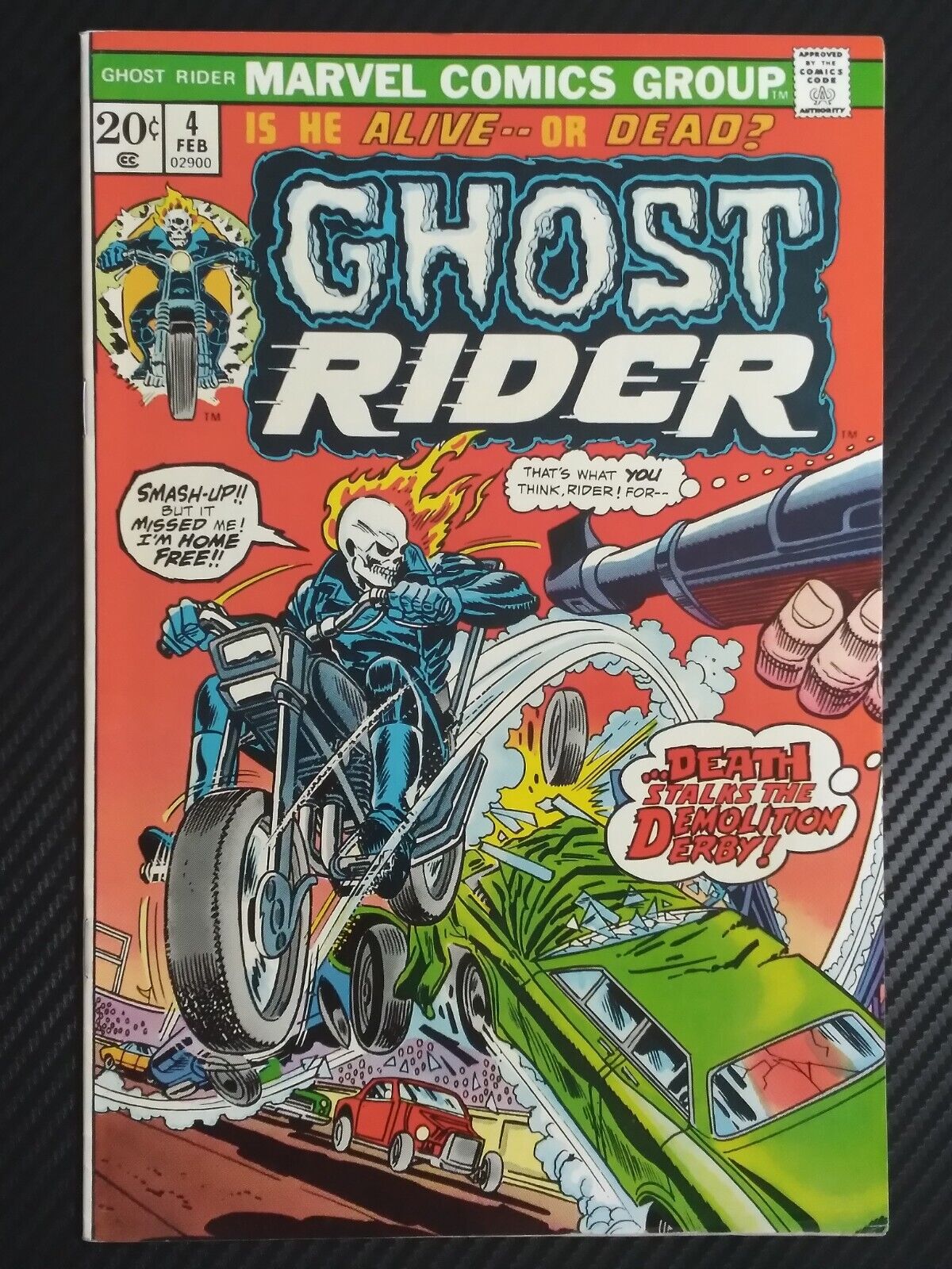 1973 Ghost Rider Marvel Comic Book #4 