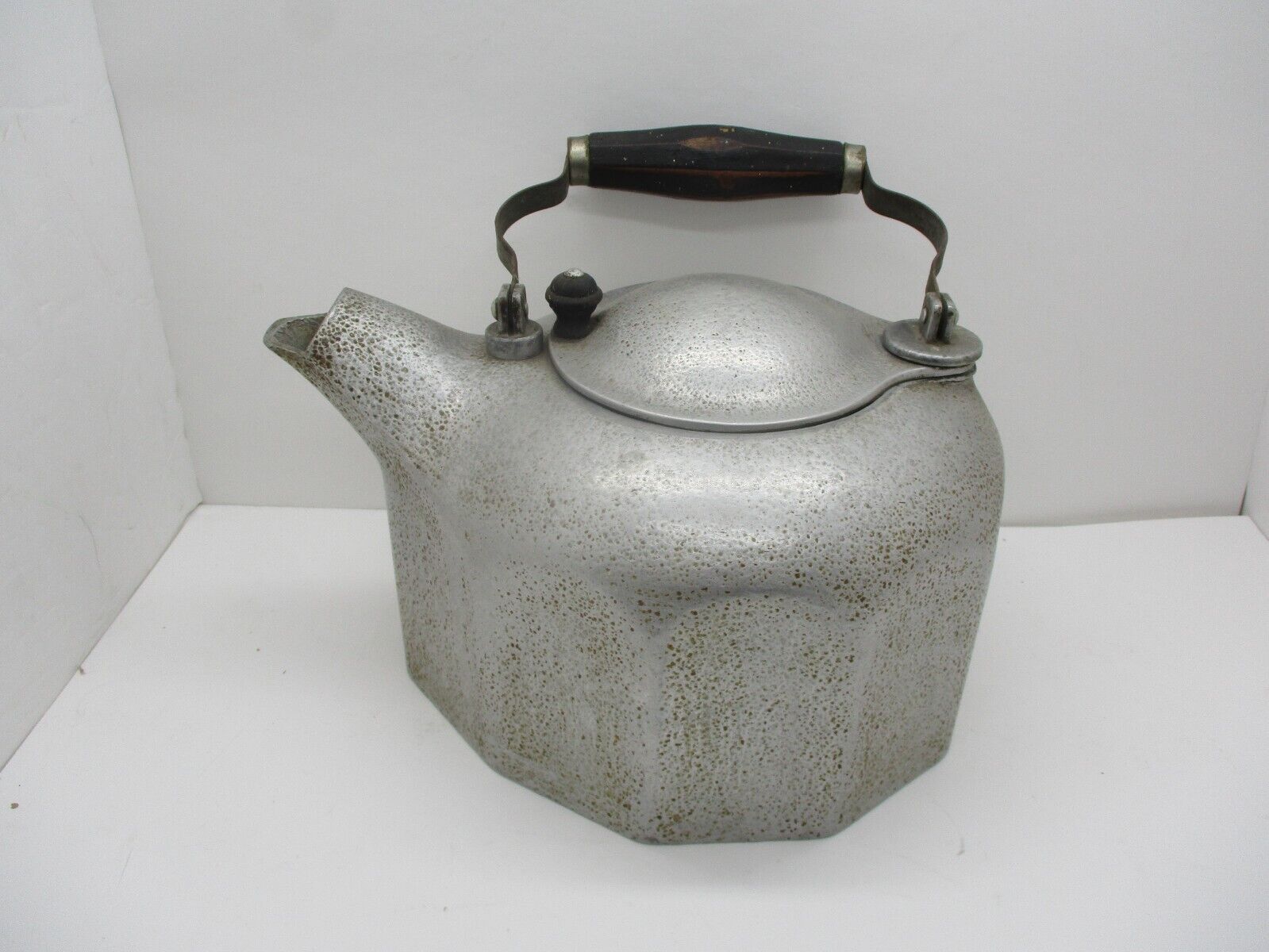 Large Vintage Aluminum Teapot .. Griswold?