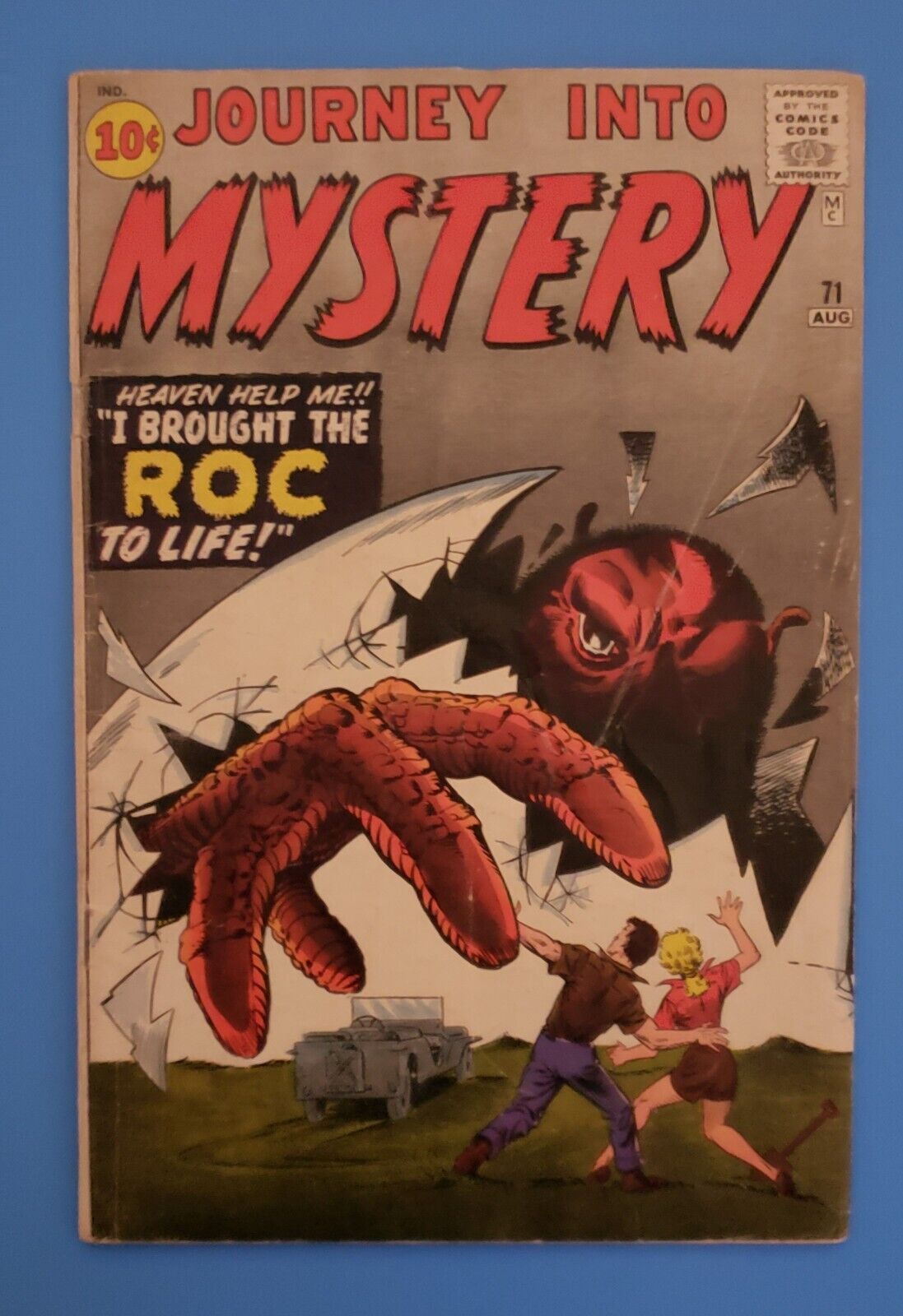Journey into Mystery #71 Pre-Hero Marvel Silver Age Horror Comic 1961 VG-