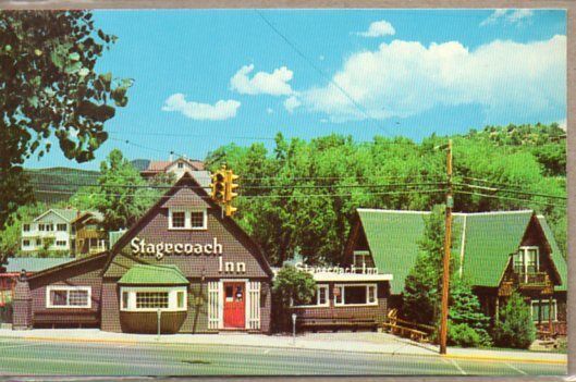Stagecoach Inn Manitou Springs,Colorado 50\'s? Postcard