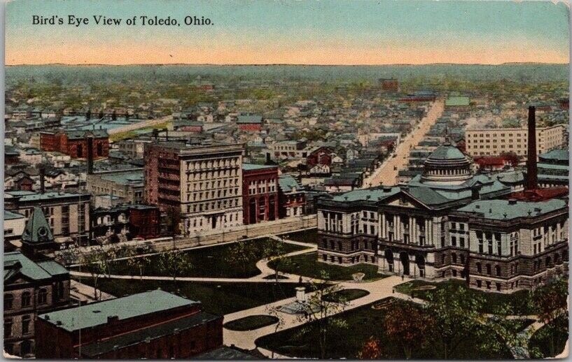 Vintage 1910s TOLEDO, Ohio Postcard \