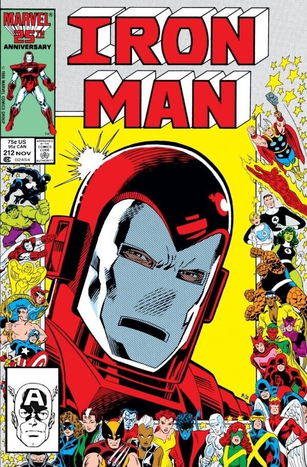 Iron Man (1968) #212 Direct Market VF-. Stock Image