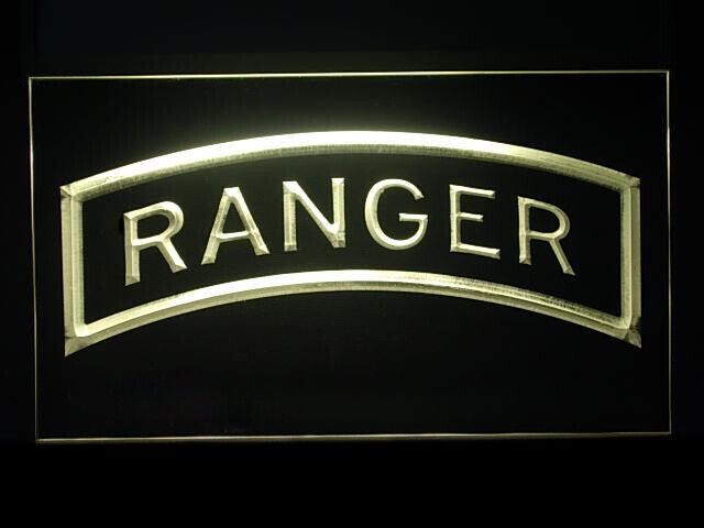 P136Y US Army Rangers For Display Light Neon Sign