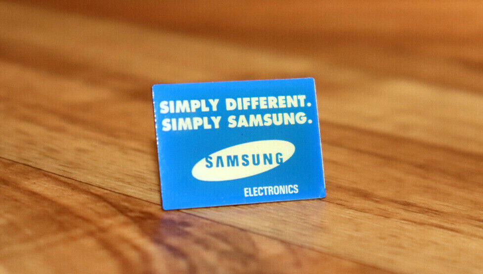 Samsung Electronics Consumer electronics company Collectible Promo Pin / Badge 