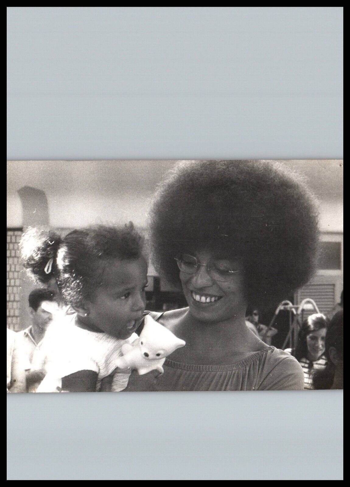 BLACK PANTHERS CIVIL RIGHTS ANGELA DAVIS PORTRAIT 1970s VINTAGE ORIG PHOTO 400