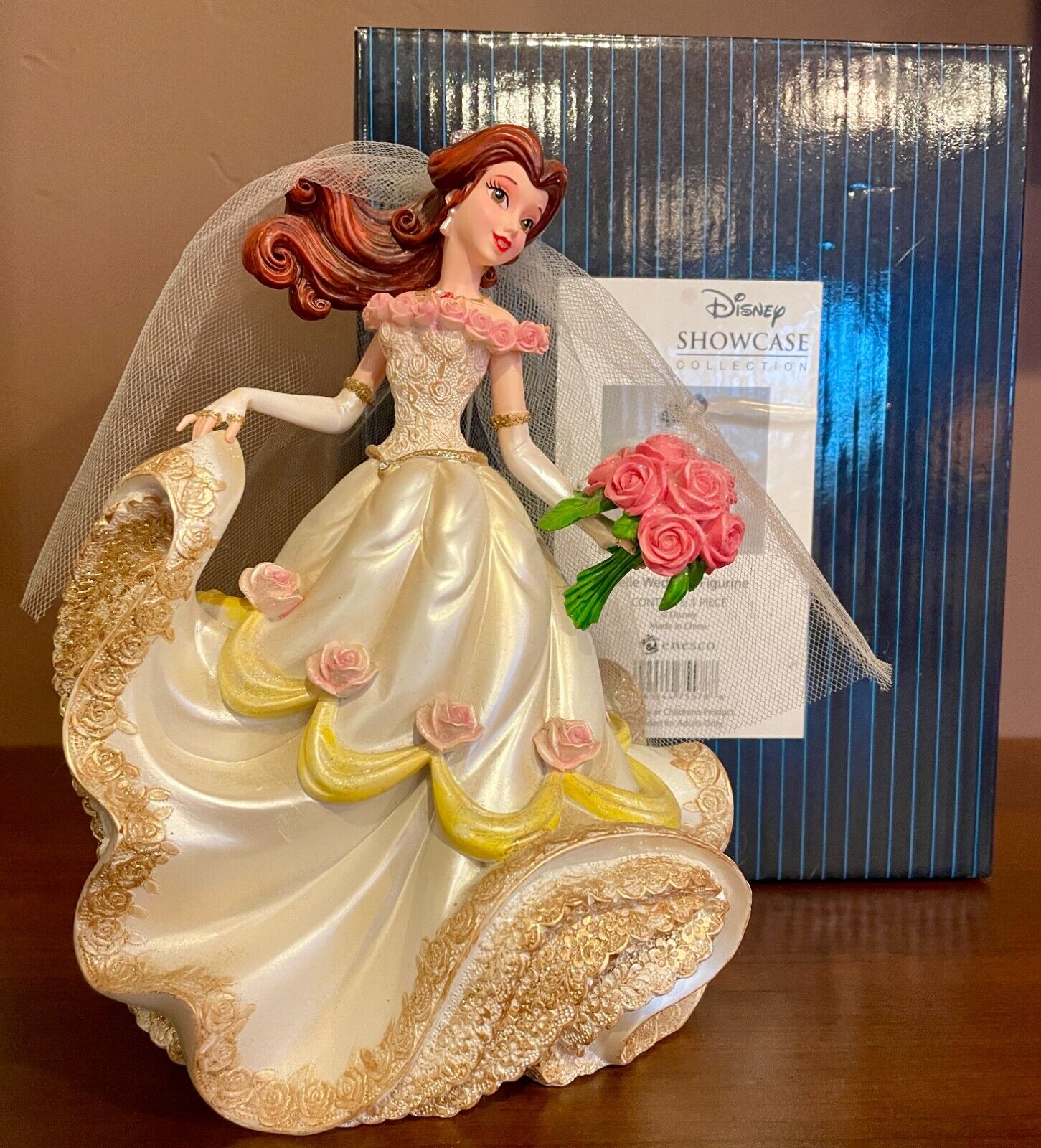 Belle Wedding Figurine Disney Couture de Force Enesco 4045444 NIB