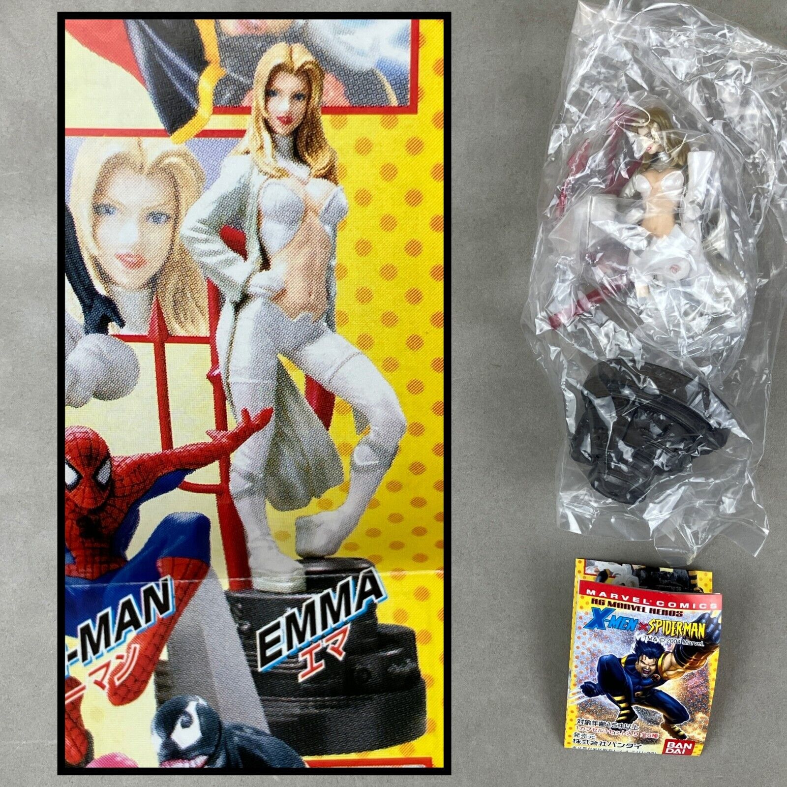 Vintage Bandai X-Men Emma Frost Marvel Heroes HG High Grade Anime Figure Japan