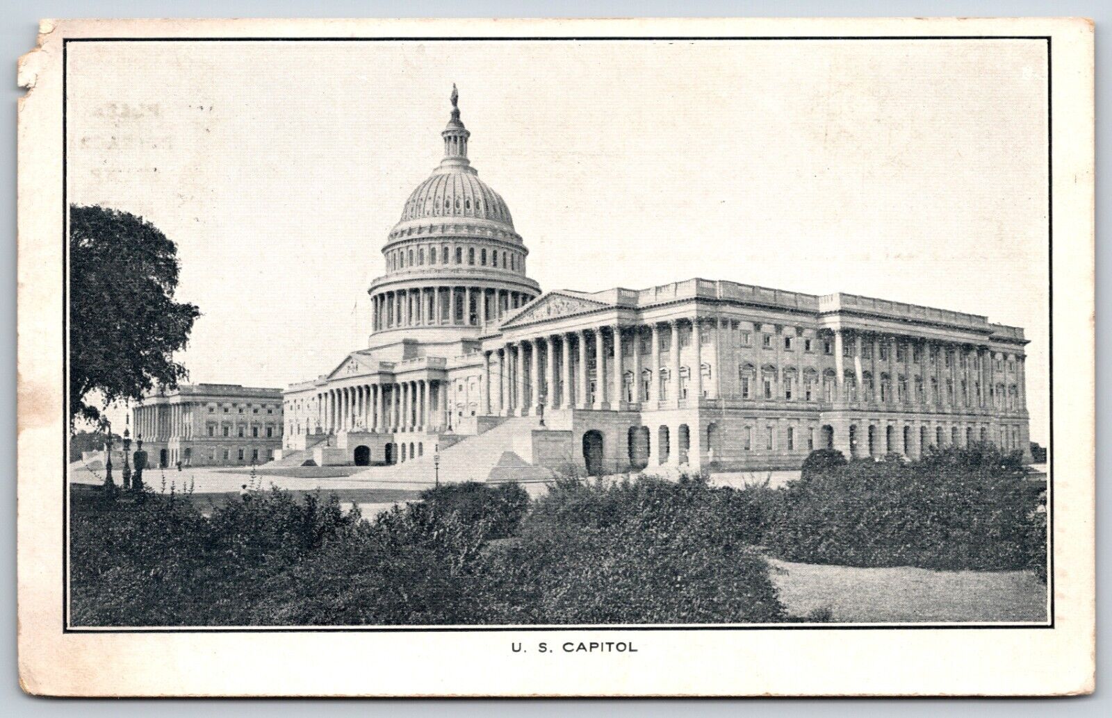 Postcard The United State Capitol, Washington, D. C. Posted 1909