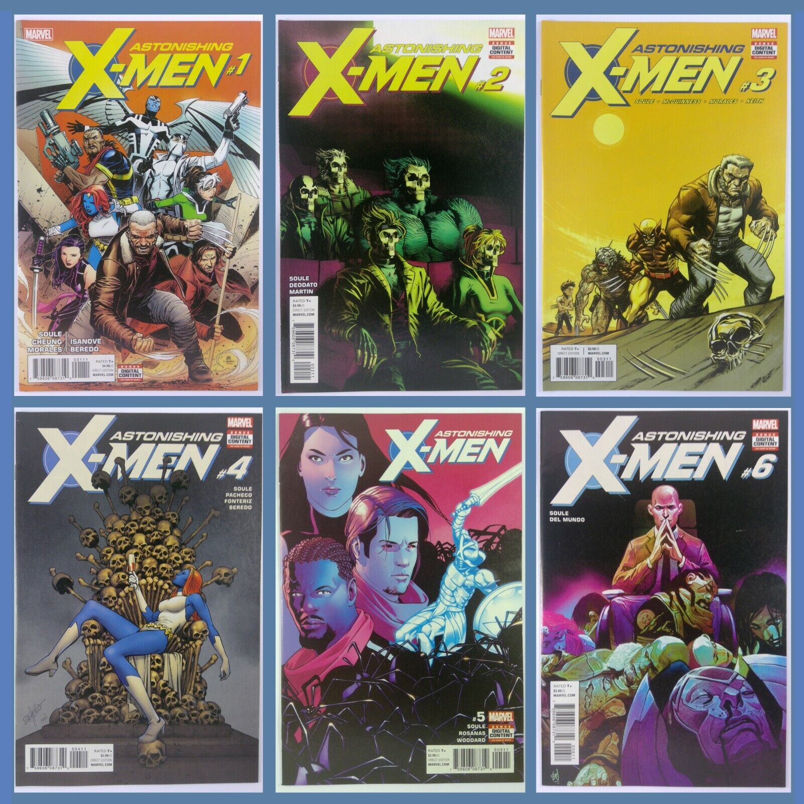 Astonishing X-Men (2017) 1-17 Annual | Marvel Wolverine FULL RUN / 18 BOOK LOT