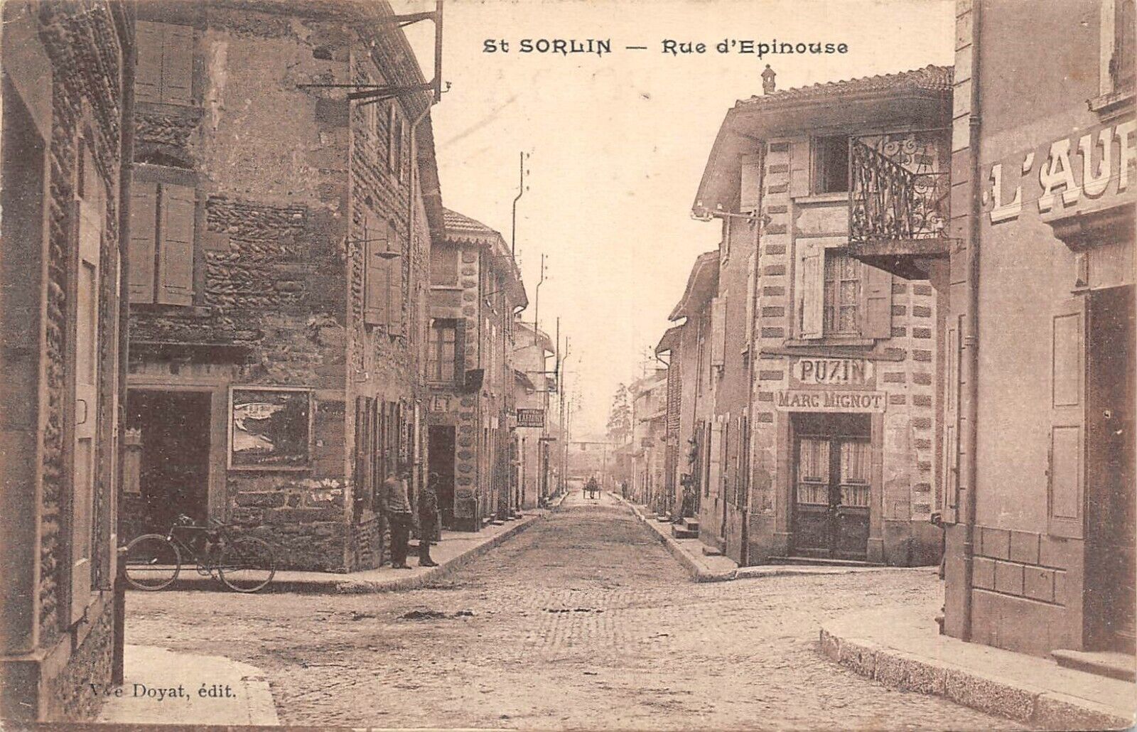 CPA Saint-Sorlin rue d'Epinouze (149443)