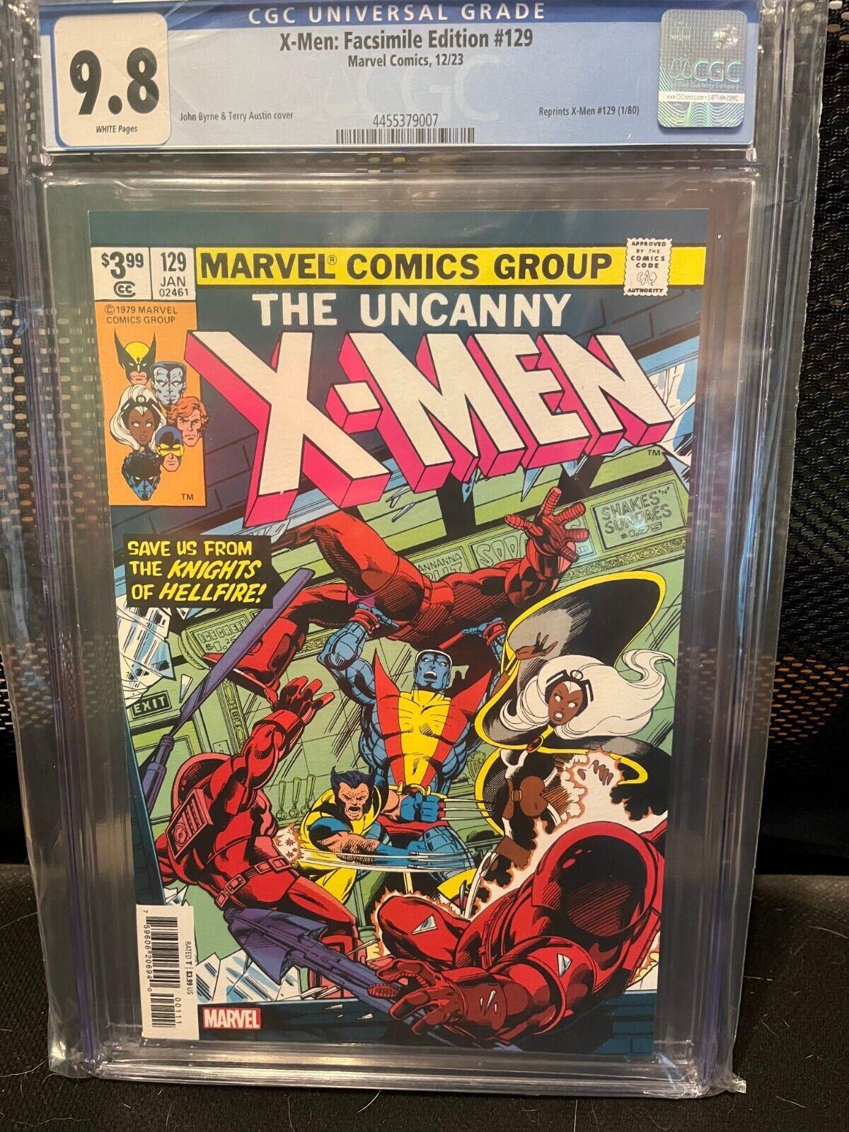 The Uncanny X-Men #129 CGC 9.8 NM+ NEWSSTAND 1st Kitty Pryde & Emma Frost