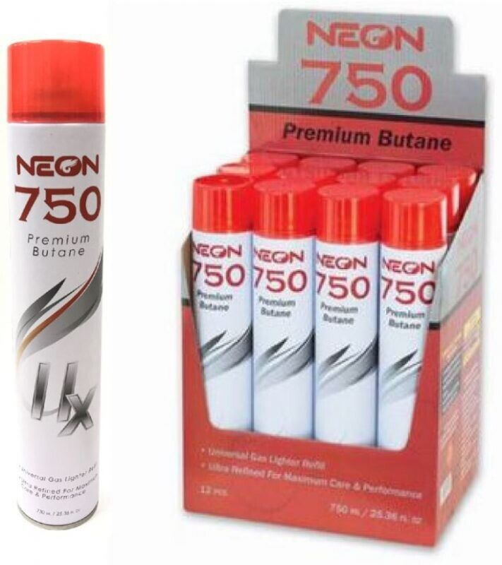 Neon 11x Premium Butane 750ml