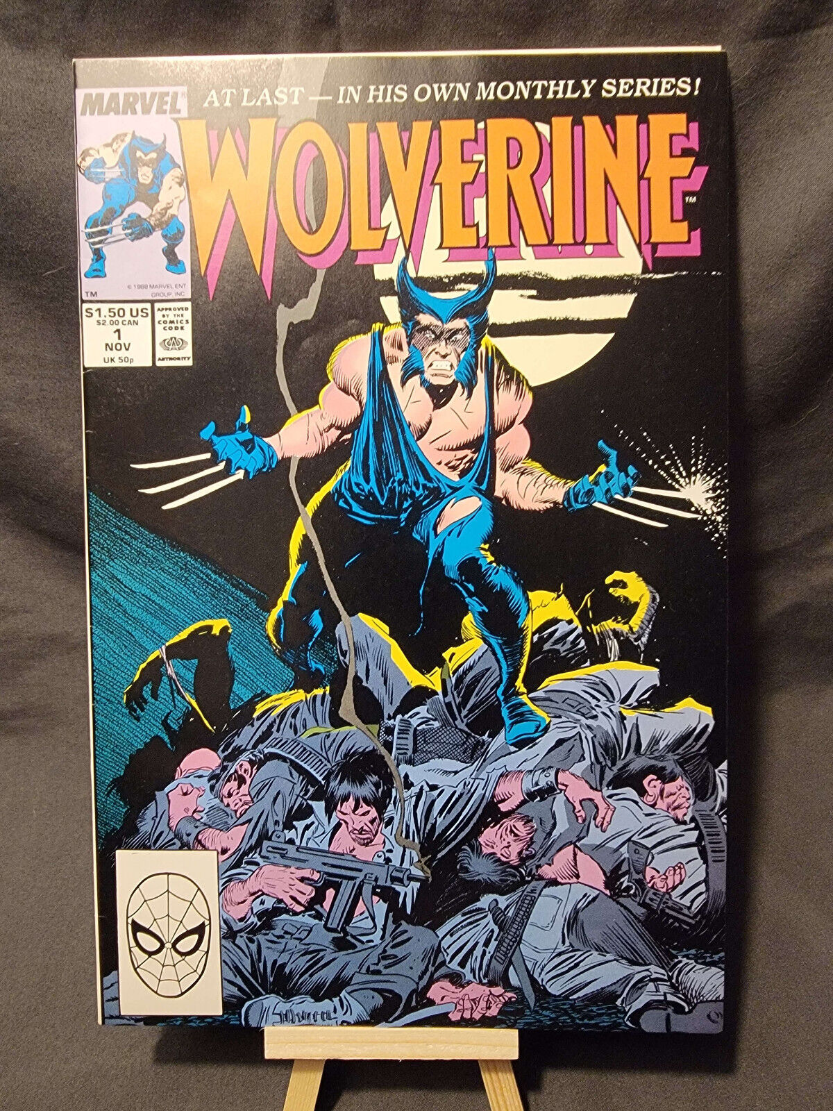 Wolverine #1 (Marvel Comics November 1988) VF+ Great Condition