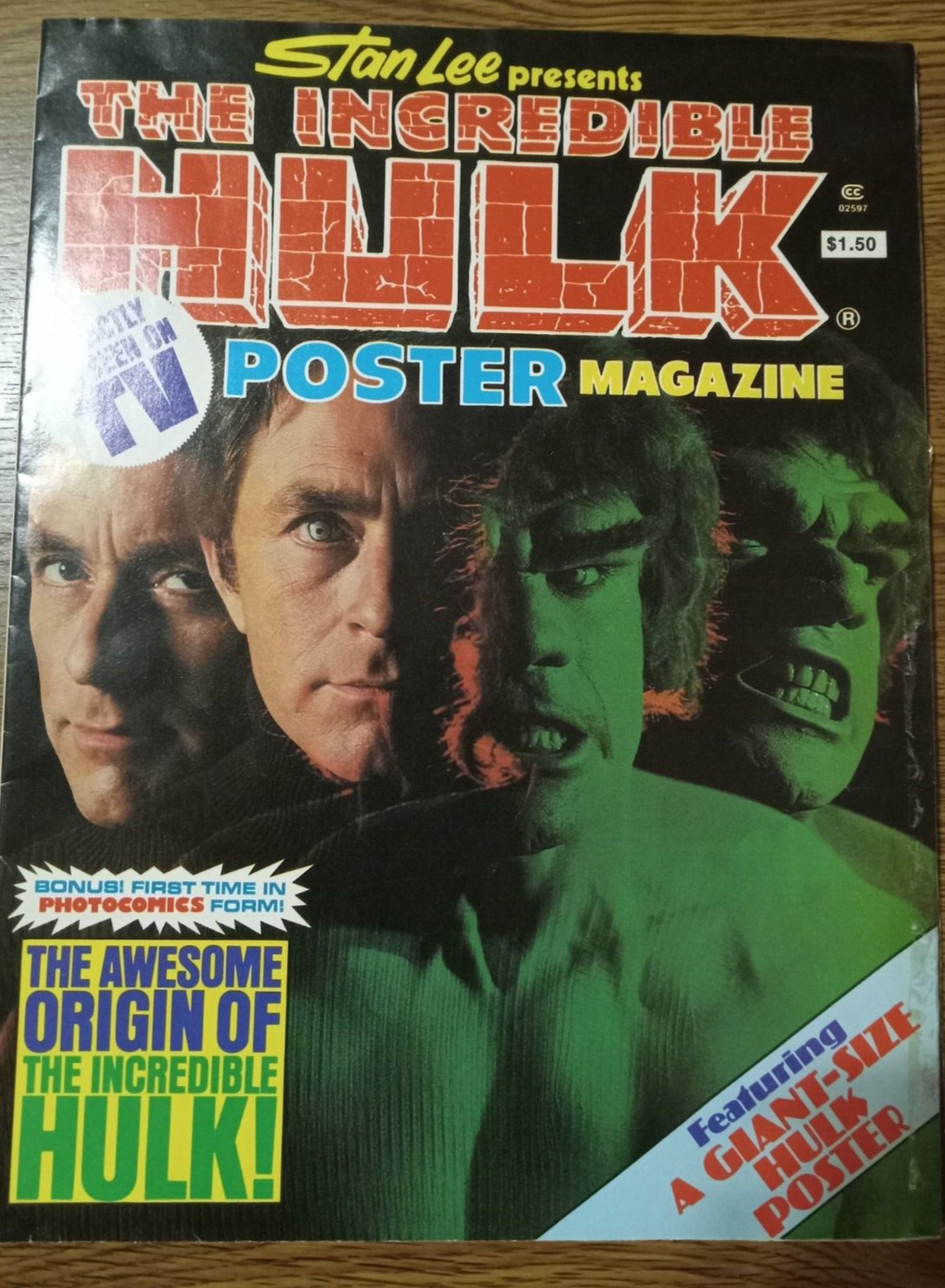 Incredible Hulk:  Stan Lee Presents  Incredible Hulk Poster Magazine, 1978