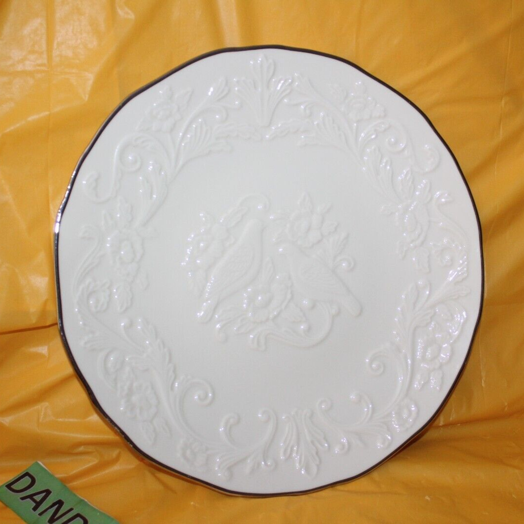 Lenox The Honor Of This Special Anniversary The Wedding Promises Lovebirds Plate