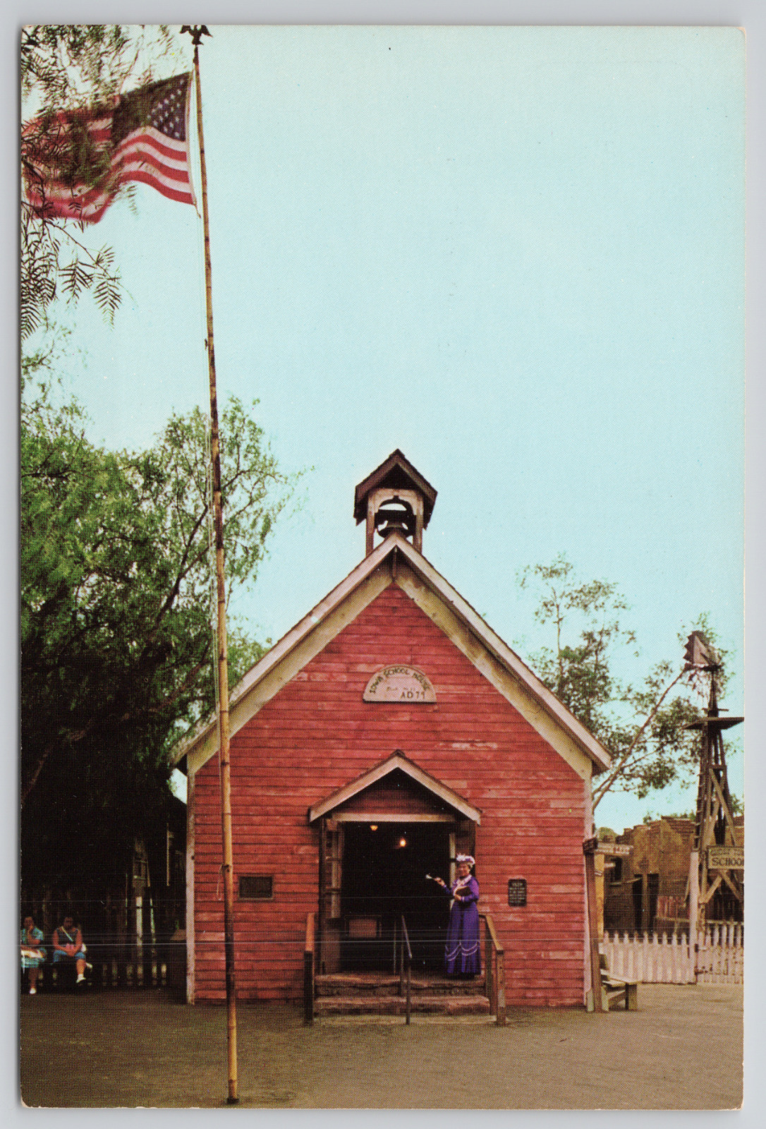 Buena Park CA Knotts Berry Farm & Ghost Town Continental Chrome Vintage Postcard