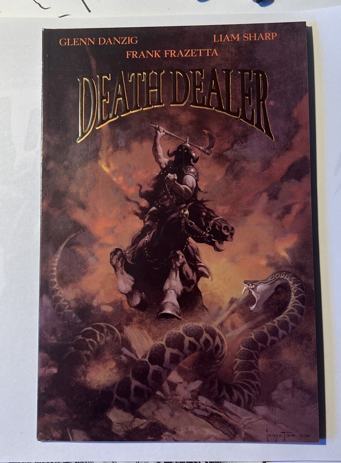Death Dealer #2 1996 Glenn Danzig Frank Frazetta Liam Sharp 1st Print