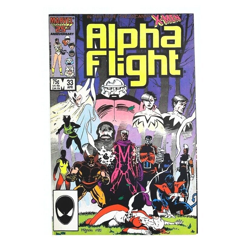 Alpha Flight (1983 series) #33 in Near Mint minus condition. Marvel comics [b%