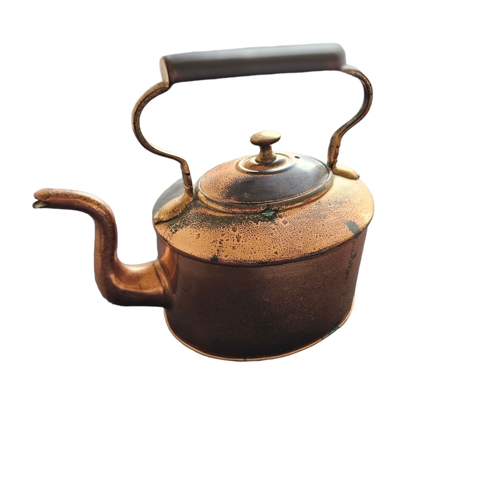 Antique Late Georgian Large Copper Tea Kettle