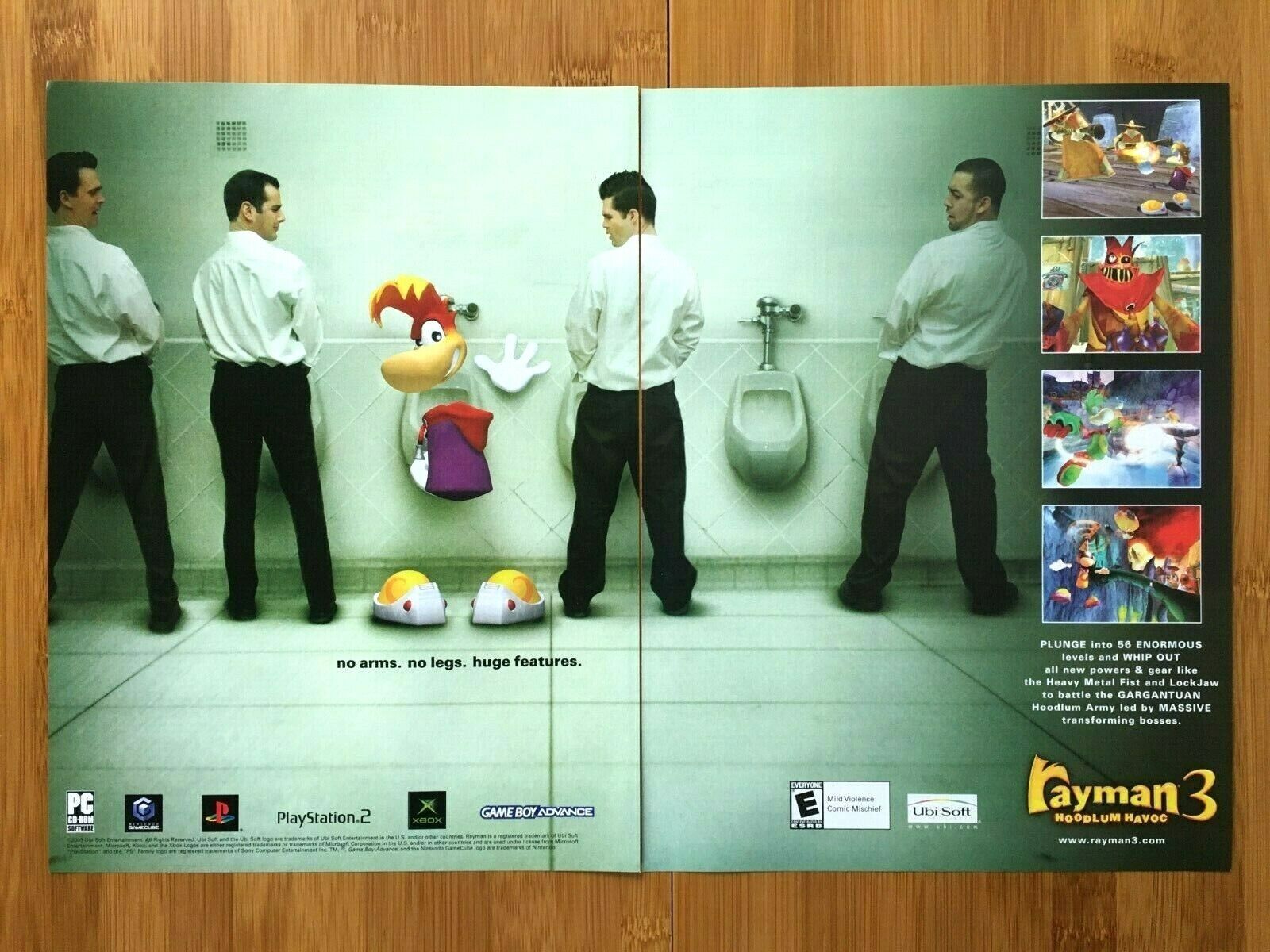 2003 Rayman 3: Hoodlum Havoc PS2 Xbox Gamecube Print Ad/Poster Official Pop Art